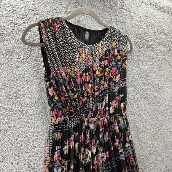 Lapis‎ Women's Small Sleeveless Maxi Dress Sheer Lined Floral Stretchy Comfort - Picture 5 of 10